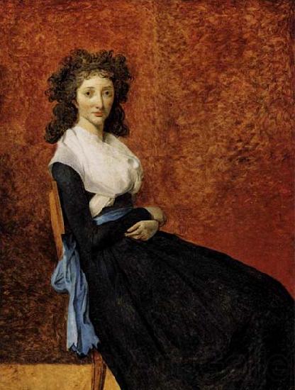 Jacques-Louis  David Madame Trudaine Spain oil painting art